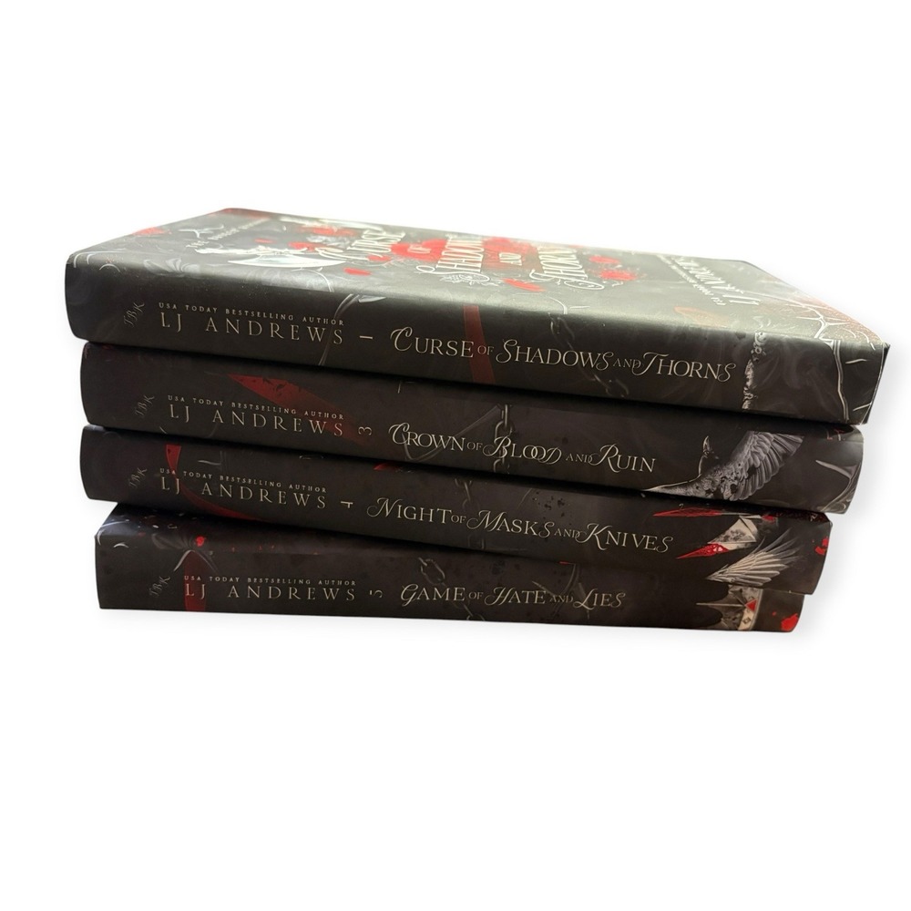 Lot of 4 LJ Andrews The Broken Kingdoms HC Books Curse of Shadows & Thorns +++